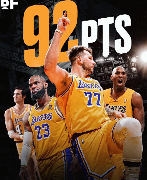 星中之星！東契奇30場(chǎng)比賽拿下881分 刷新湖人隊(duì)紀(jì)錄