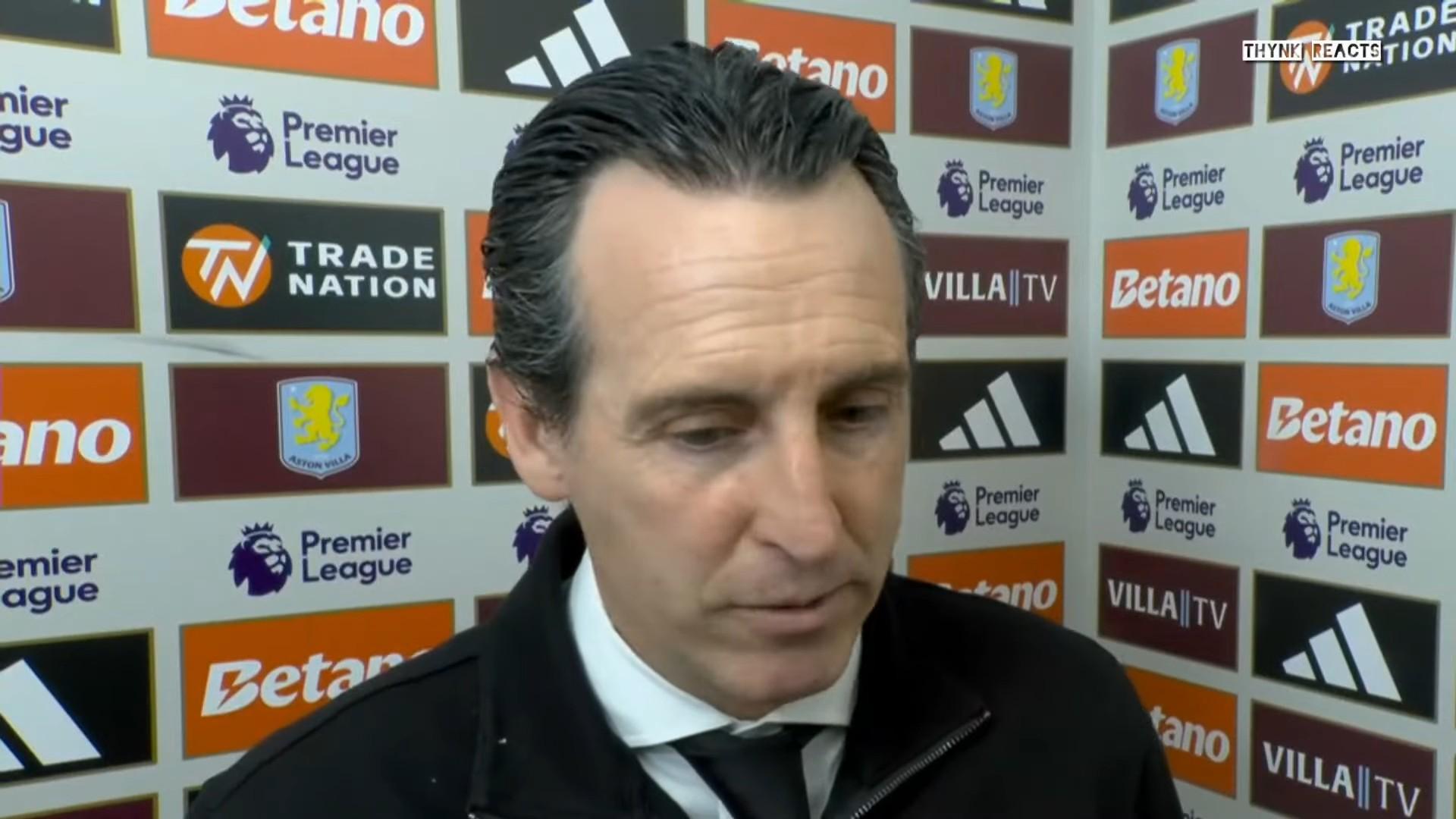 埃梅里：擊敗曼城對(duì)于我們重拾信心至關(guān)重要；卡什的射門(mén)很漂亮