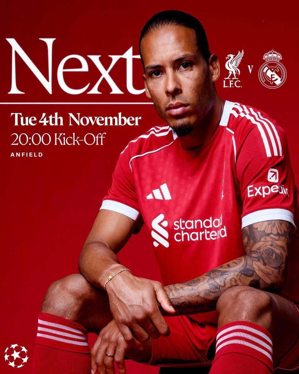 冠軍：利物浦在歐冠賽場四場不失球擊敗皇馬 僅次于尤文圖斯