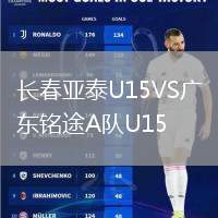 長春亞泰U15VS廣東銘途A隊U15