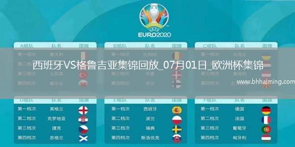 07月01日歐洲杯1/8決賽西班牙vs格魯吉亞進(jìn)球視頻