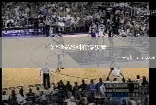 條約聯VS科布漫步者